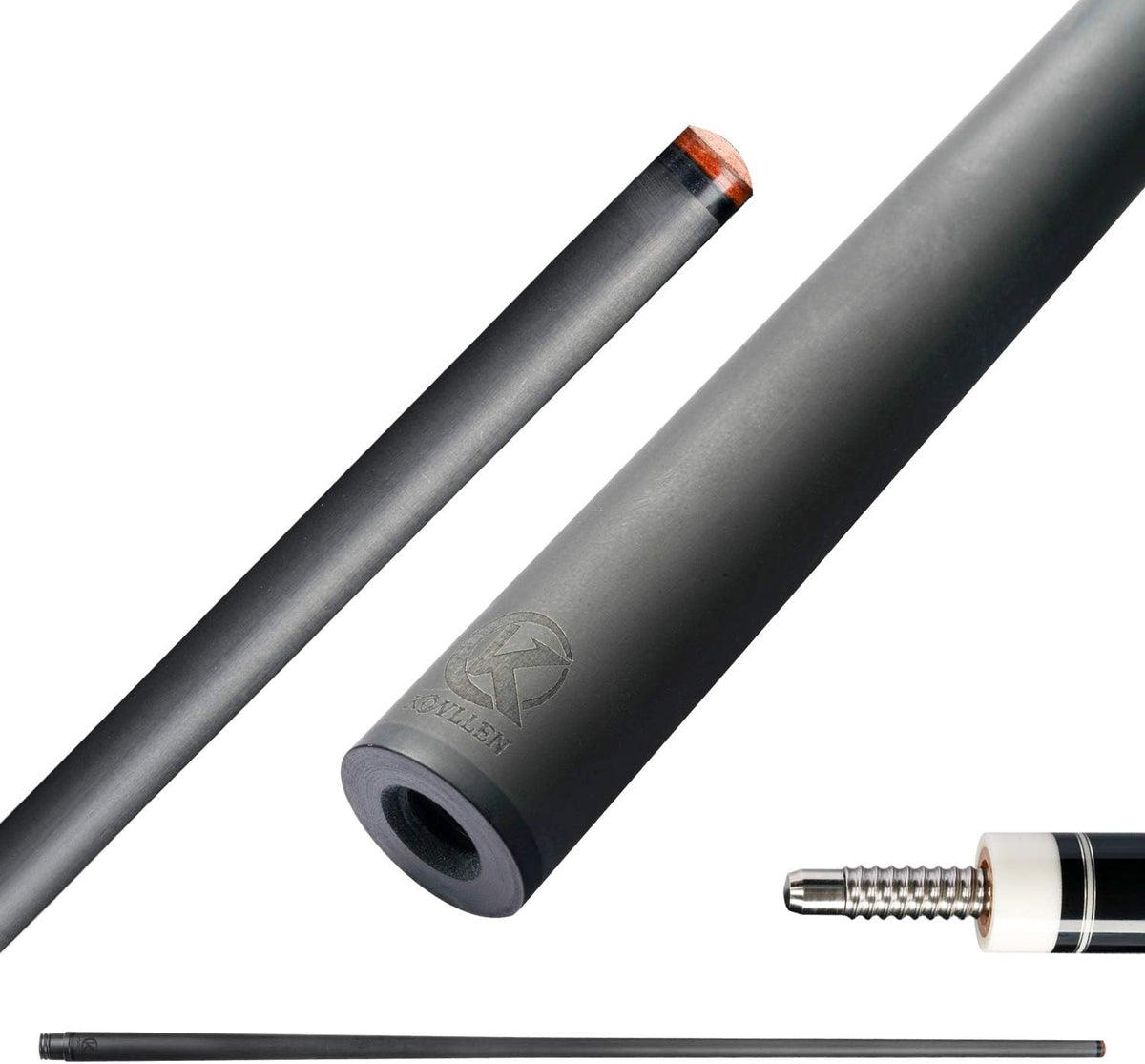 Carbon Fiber Pool Cue Shaft 12.9mm Tip 29'' Length N546