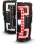 Black LED Tail Lights Driver+Passenger Side X88091