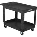 Plastic 2 Tray Black Utility Cart T42457
