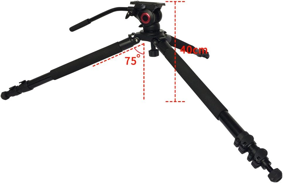 Aluminum Alloy Tripod with Fluid Head K1865