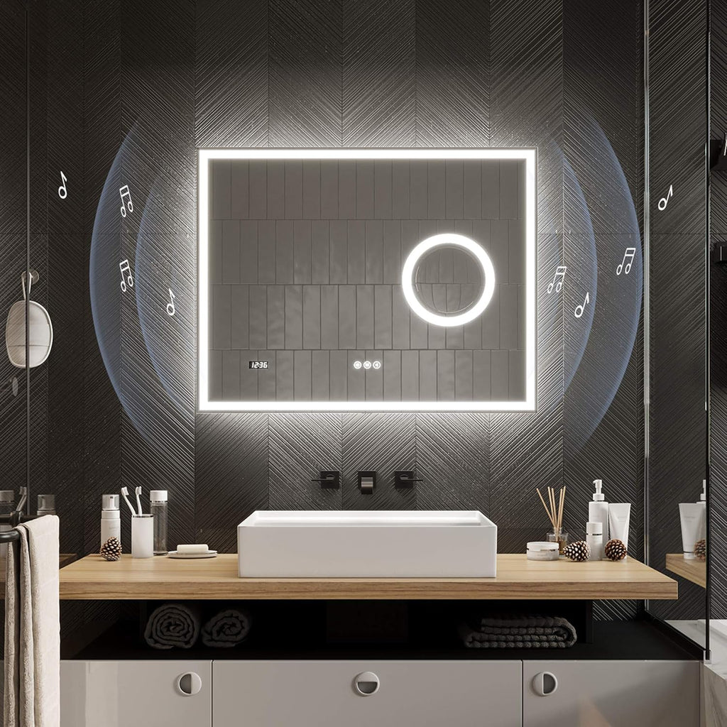 20 X 28 Inch LED Lighted Anti-Fog Dimmable Bathroom Mirror K57945