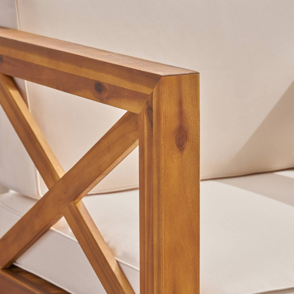 Acacia Wood Club Chair O9836