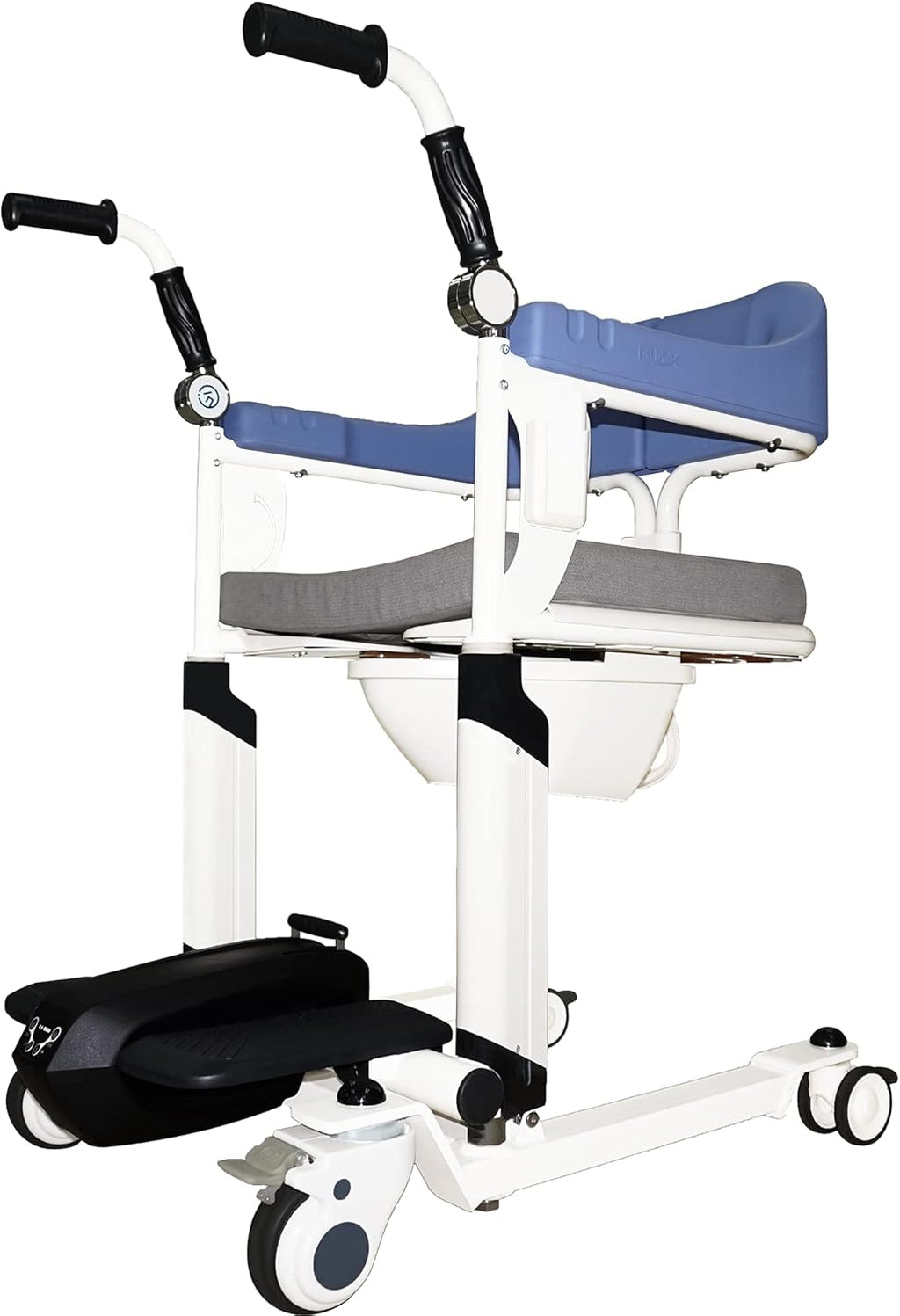 Electric Lift Shower Chair with Wheels and Split Seat T86260
