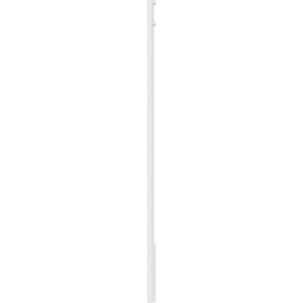 Flat Panel PVC Pilaster with Decorative Capital & Base (Pair) P6076