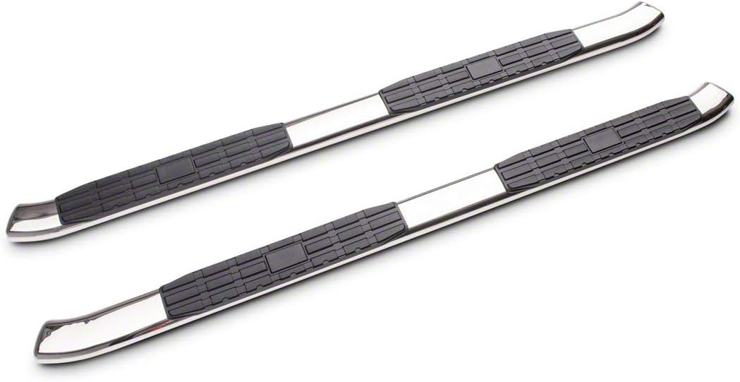 Stainless Steel 5-Inch Oval Bent End Side Step Bars S54890