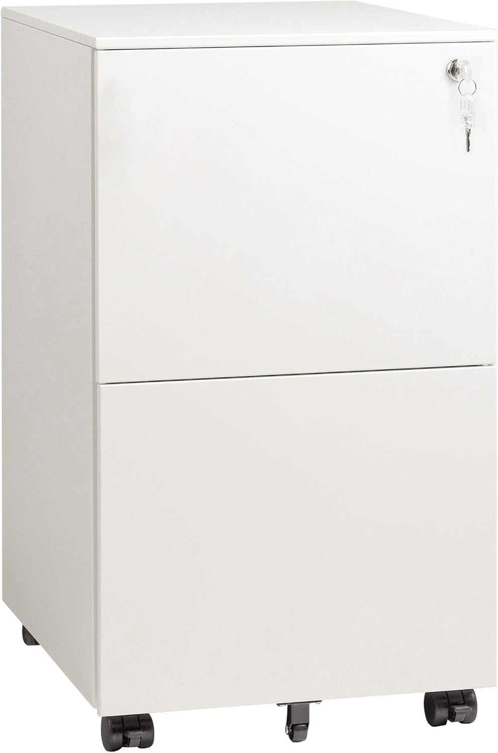 Black Vertical File Cabinet with Lock E27575