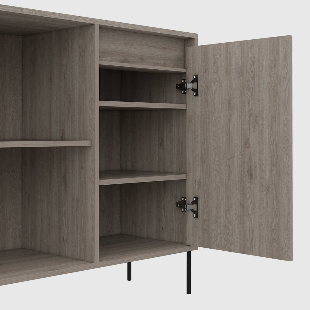 Aged Oak Accent Cabinet D831