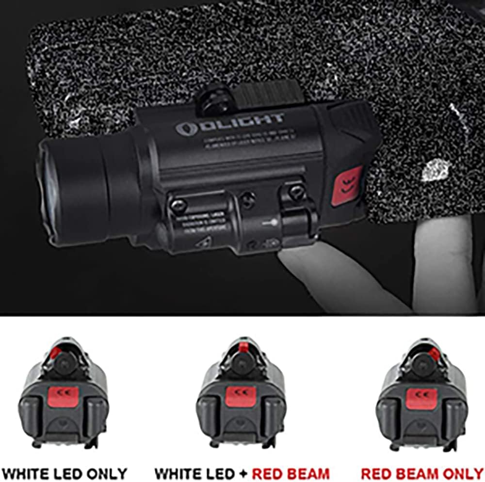 1120 Lumens LED Rail-Mounted Weaponlight with Red Light and White LED F6471