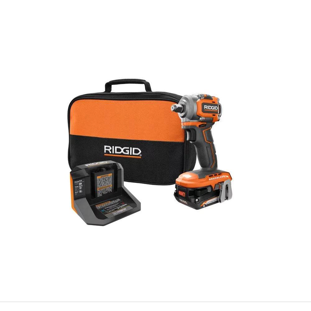 18V Brushless Cordless 1/2 in. Impact Wrench Kit with 2.0 Ah Battery and Charger K1125