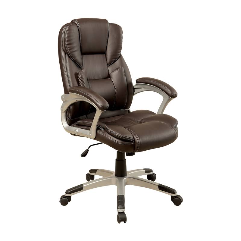 Brown Leather Office Chair I60046