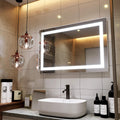 20 X 28 Inch LED Lighted Anti-Fog Dimmable Bathroom Mirror K57945