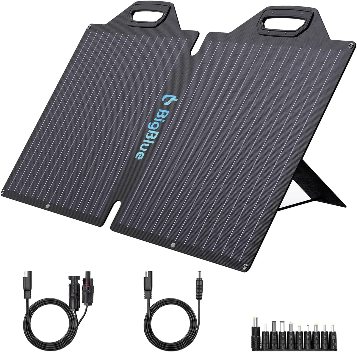 100W ETFE Portable Solar Panels with Kickstands, IP65 Waterproof G351721