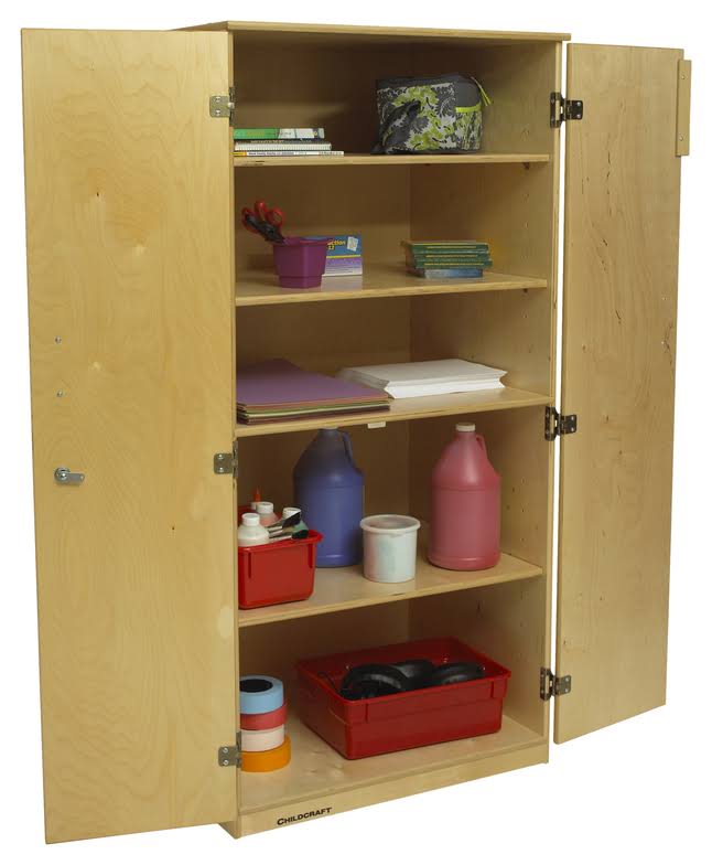 Beige 2 Door Classroom Cabinet X952323
