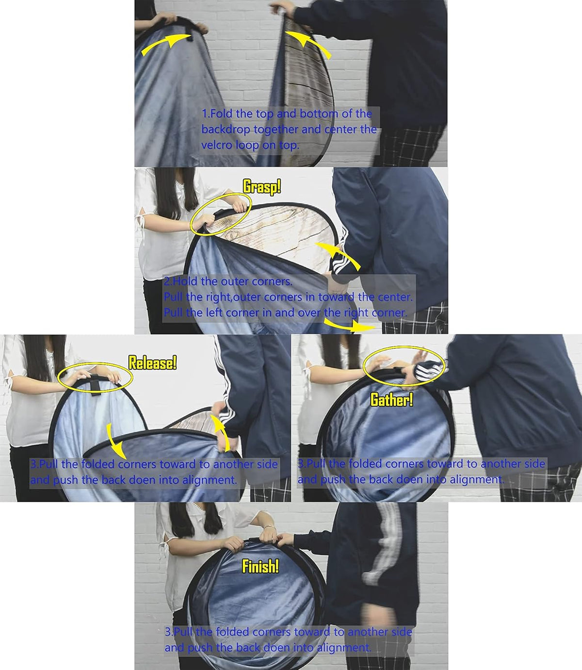 5x6.5ft Collapsible Backdrop V340