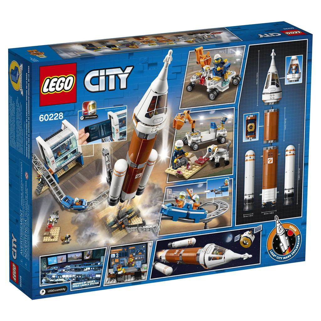 Space Rocket Launch Control with Toy Monorail H428
