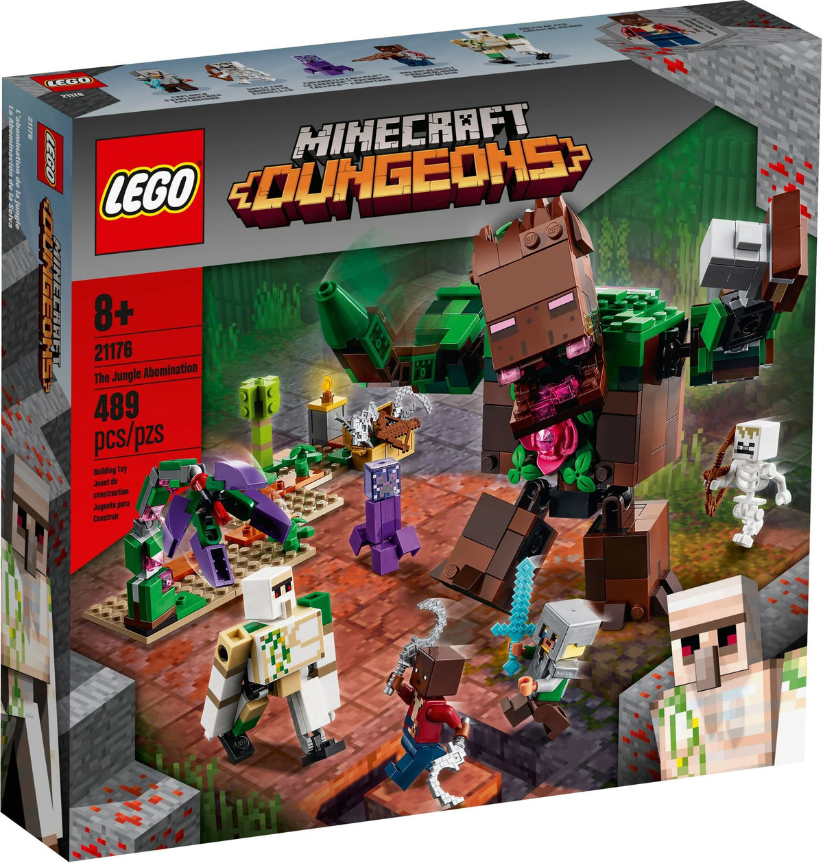 Minecraft Building Toy Playset 487 Pieces N784804