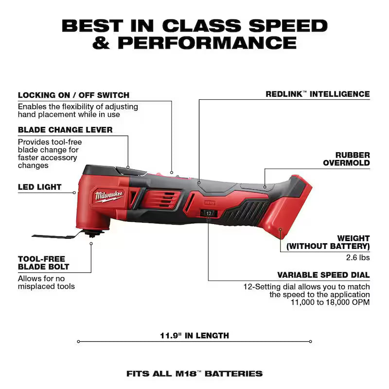 18V Lithium-Ion Cordless 6-Tool Combo Kit with Battery K7463
