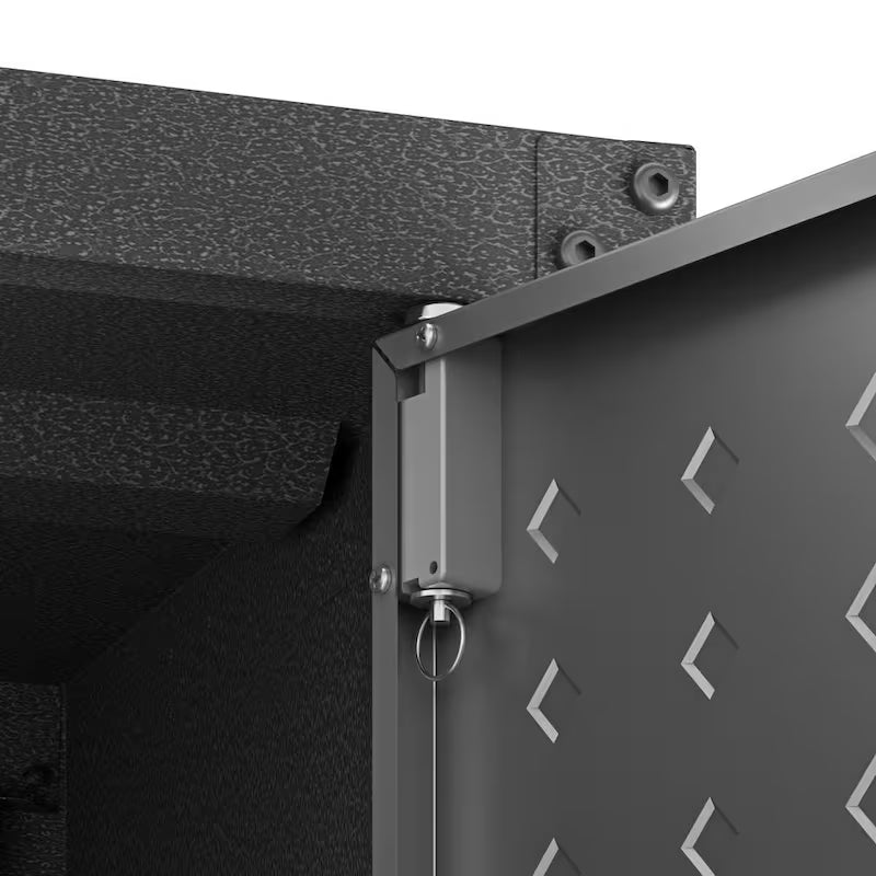 30 in. 2-Shelf Wall Mount Metal Garage Cabinet in Gray J297682