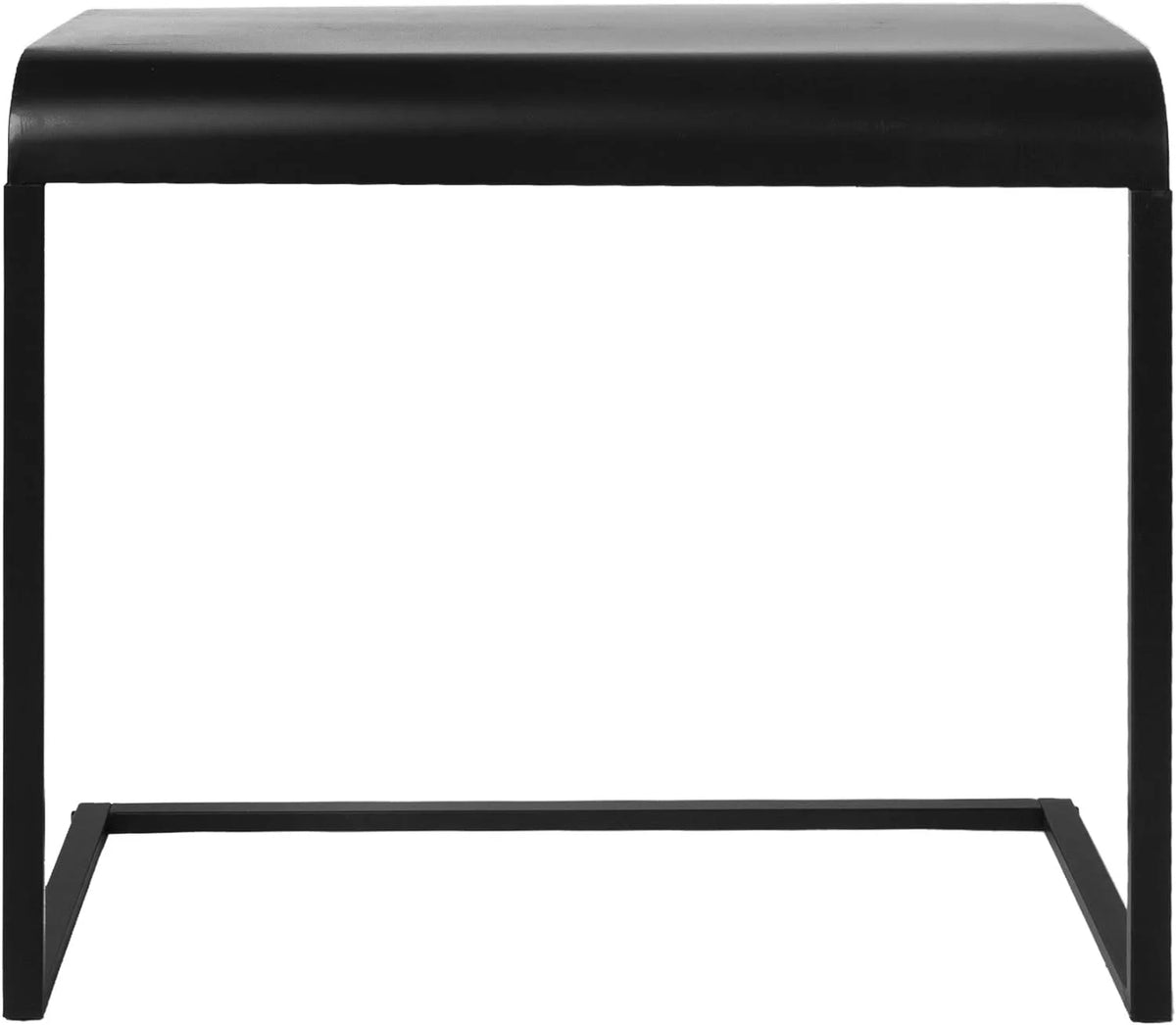 Black C-Shaped Desk A121