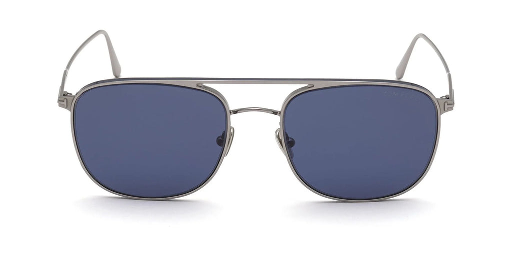 Shiny Light Ruthenium Blue Smoke Sunglasses V23528