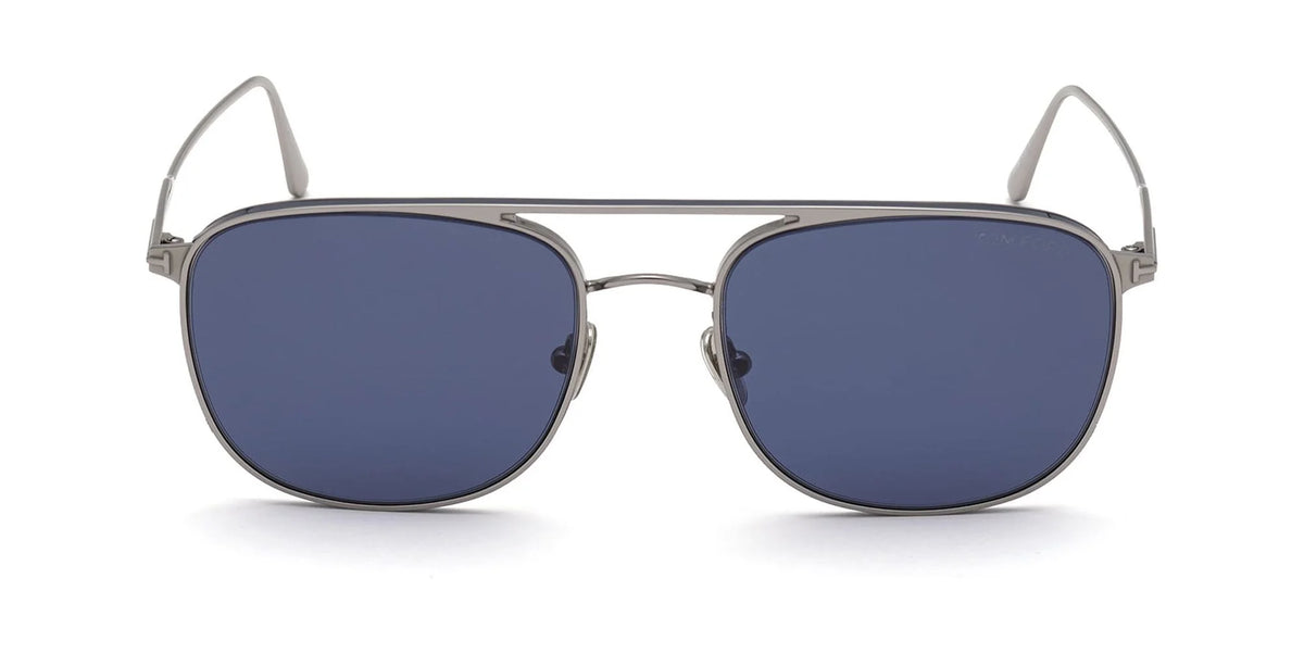 Shiny Light Ruthenium Blue Smoke Sunglasses V23528