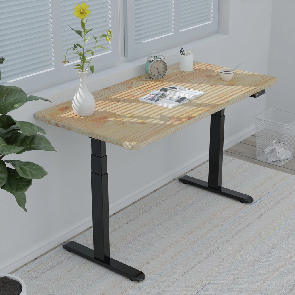 White Electric Stand up Desk Frame W345452