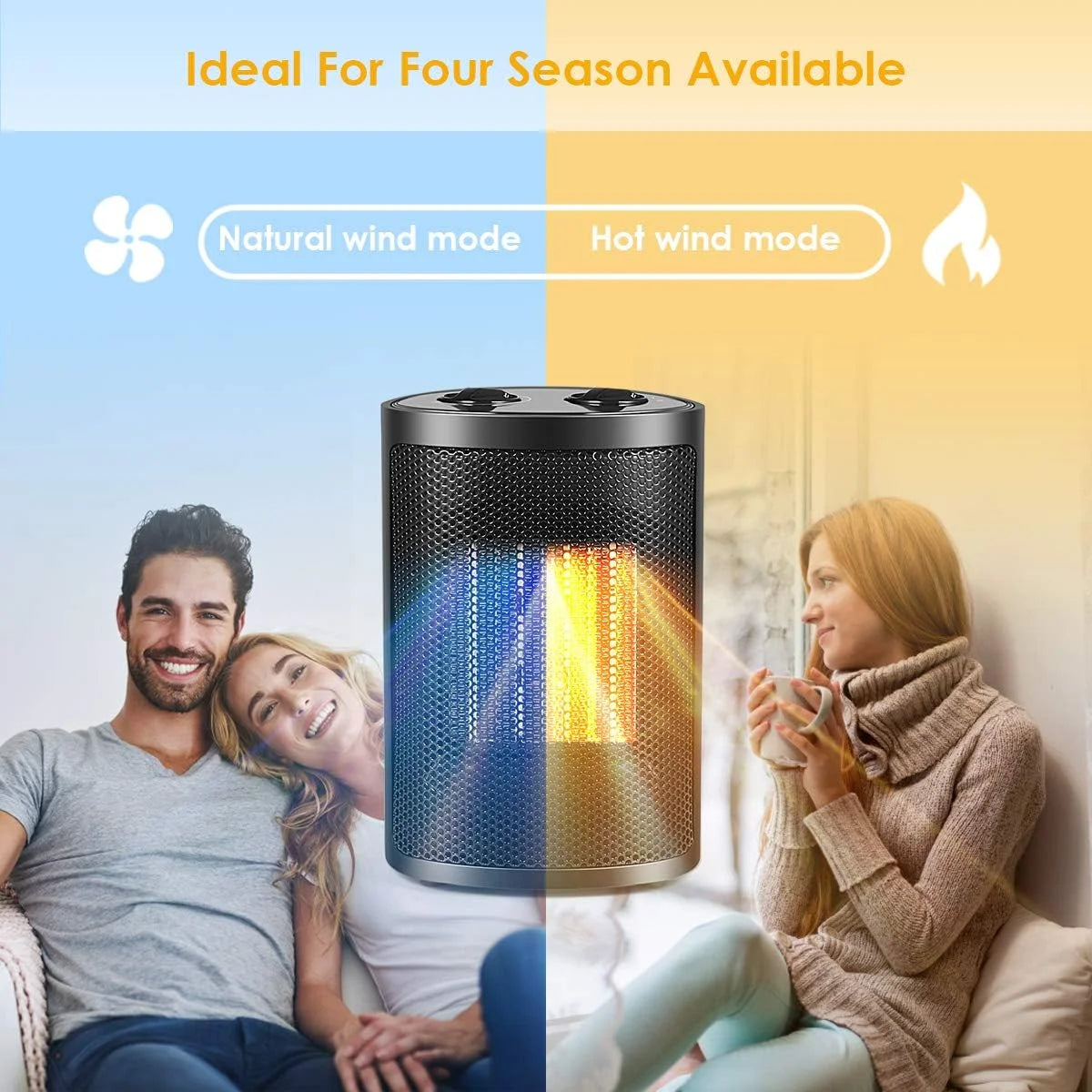 1500W Ceramic Portable Space Heater M210645