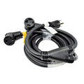 NEMA 14-30 Splitter, 14-30P Male Plug To Dual 14-30R Female Receptacle, 4-Prong 30 AMP Y Adapter Cord (20 Feet) W553772