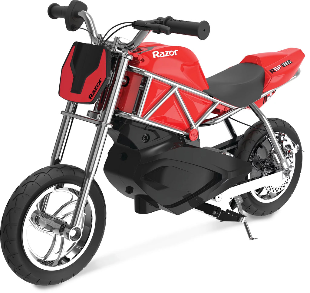 Black/Red 24V Electric Motor Bike T158