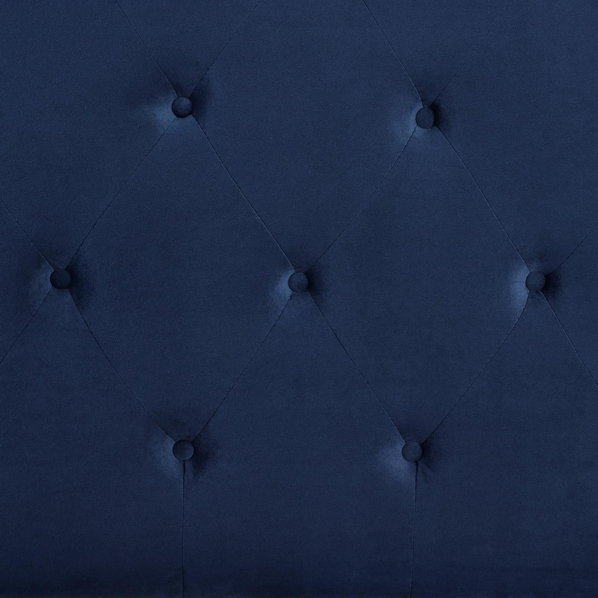 Blue Velvet Upholstered Wingback King Bed Y590