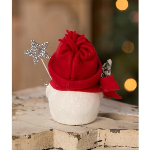 4.5" Smiling Snowman Christmas Winter Figure Z733059