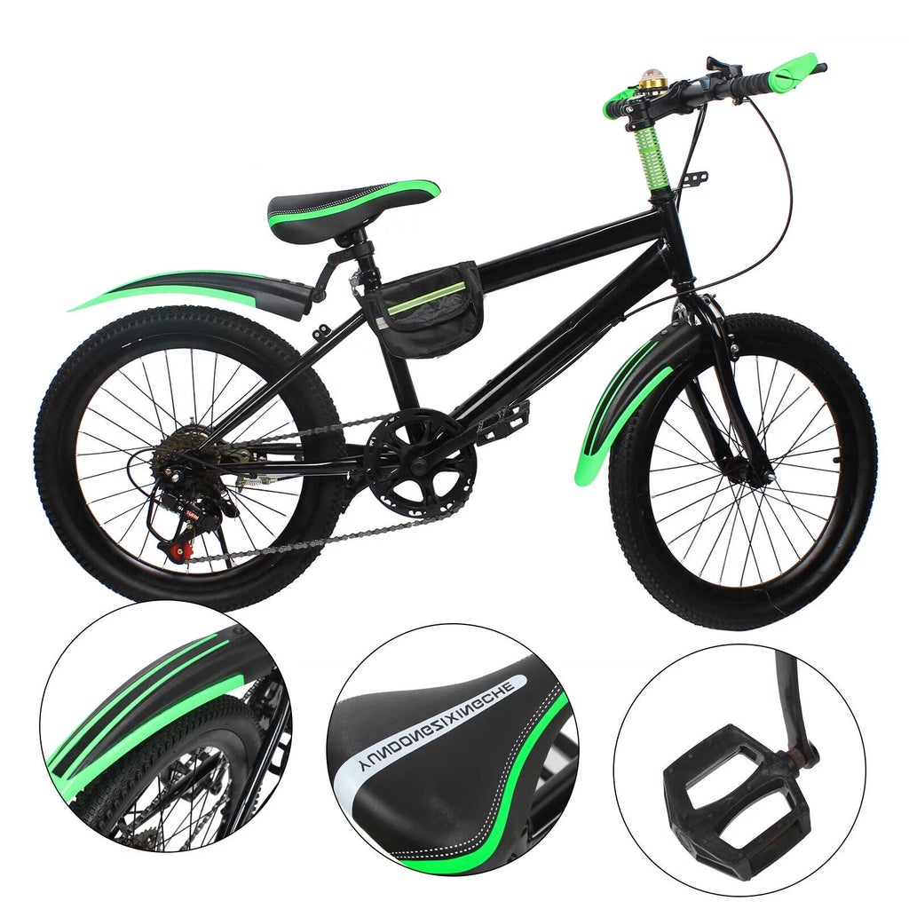 20 Kids Bike 7 Speed High Carbon Steel Mountain Bike Z253360