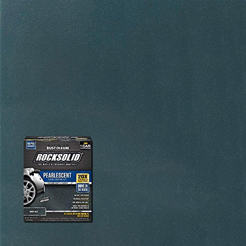 1 Car Garage Floor Coating Kit Pearl Black D684