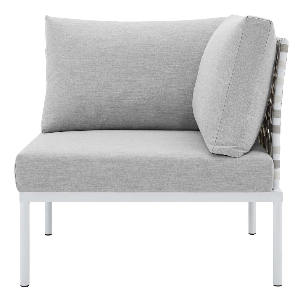 Grey Aluminum Outdoor Corner Chair W91880