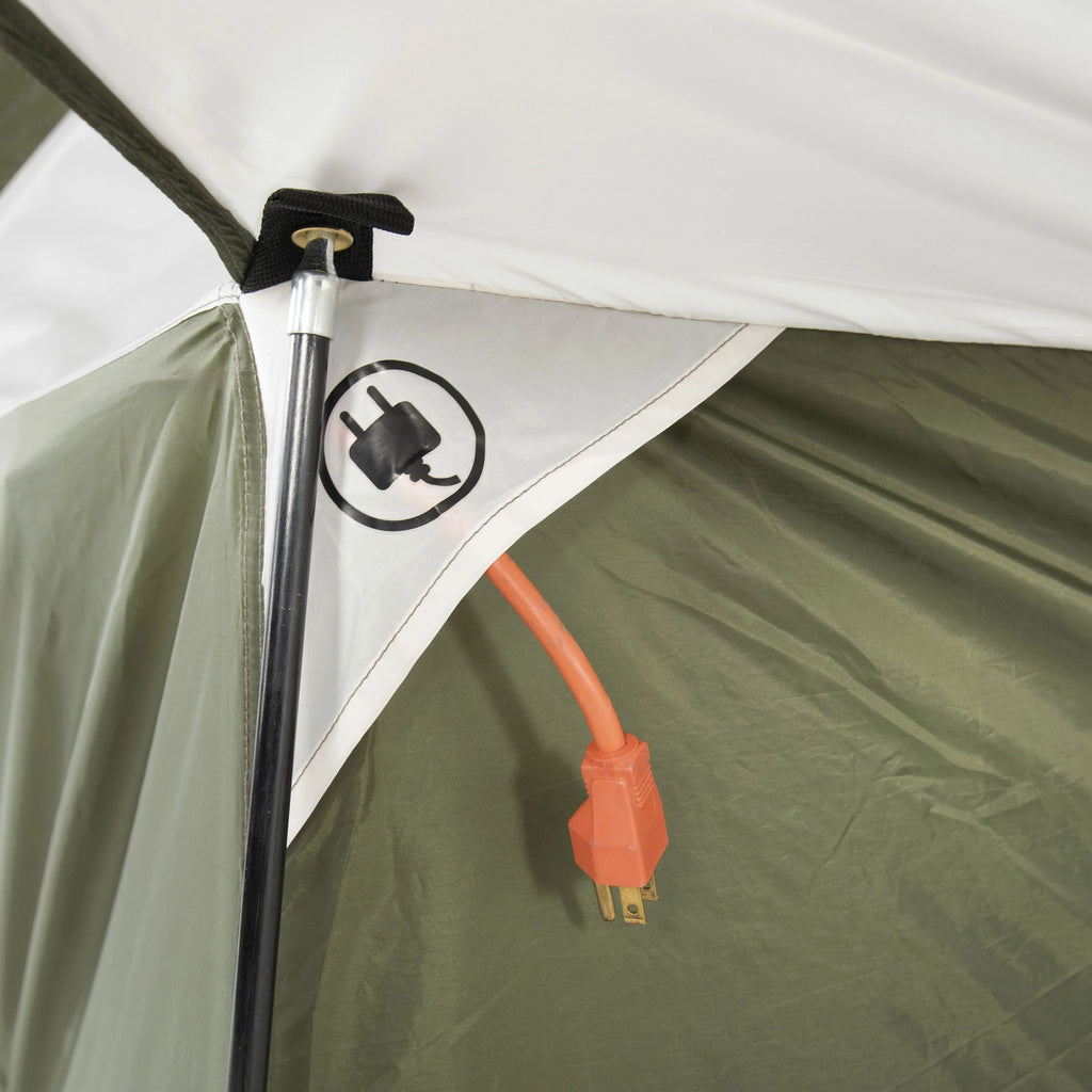 8 Person Camping Tent with Covered Entrance K9242