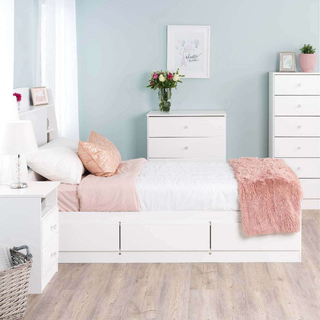 6 Drawer White Chest D930124