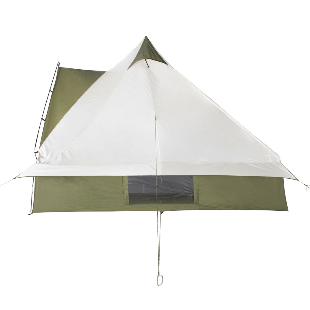 8 Person Camping Tent with Covered Entrance K9242