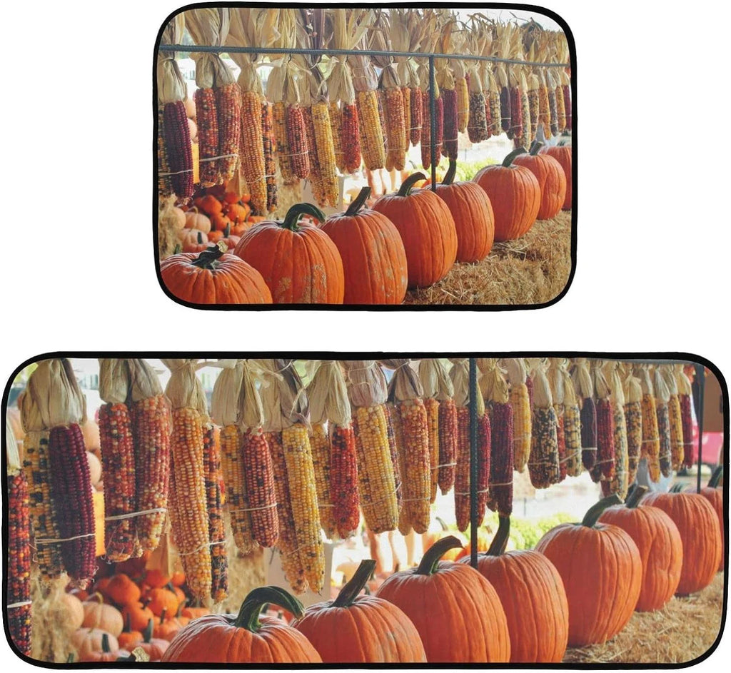 Kitchen Rugs Set of 2 Washable Floor Runner Area Rug F723