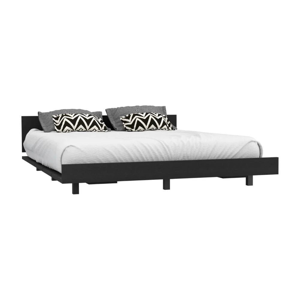 Smokey Oak Twin Size Bed S91402