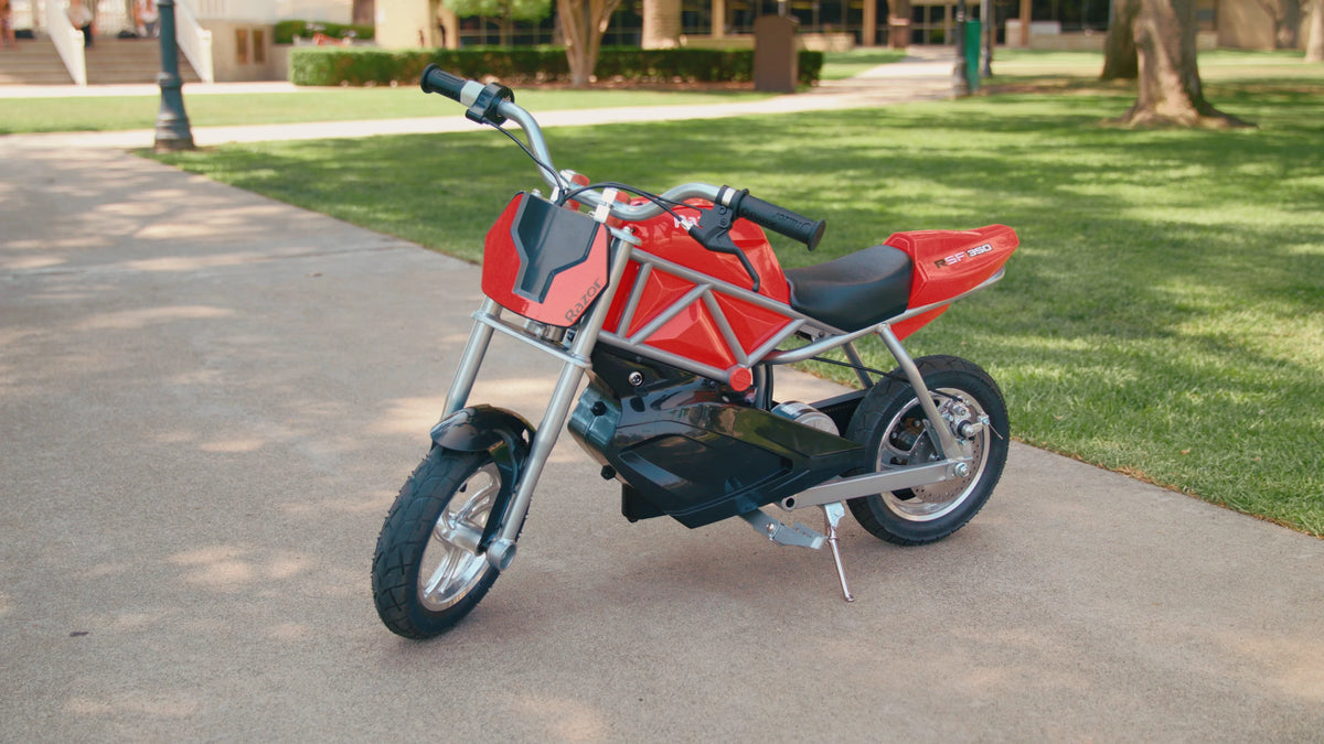 Black/Red 24V Electric Motor Bike T158