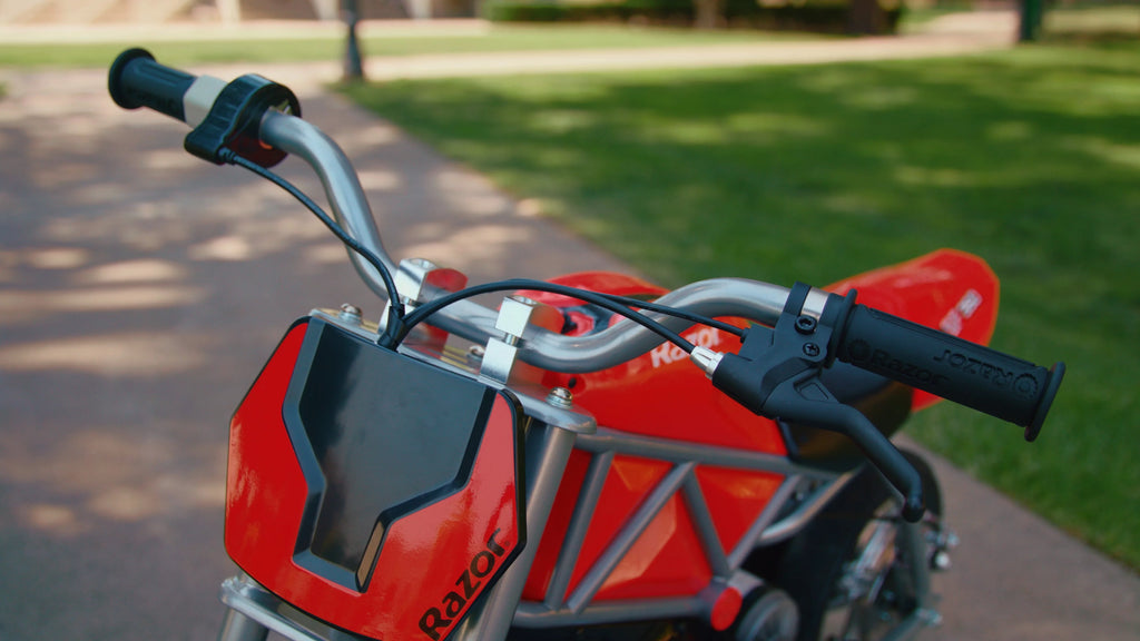 Black/Red 24V Electric Motor Bike T158