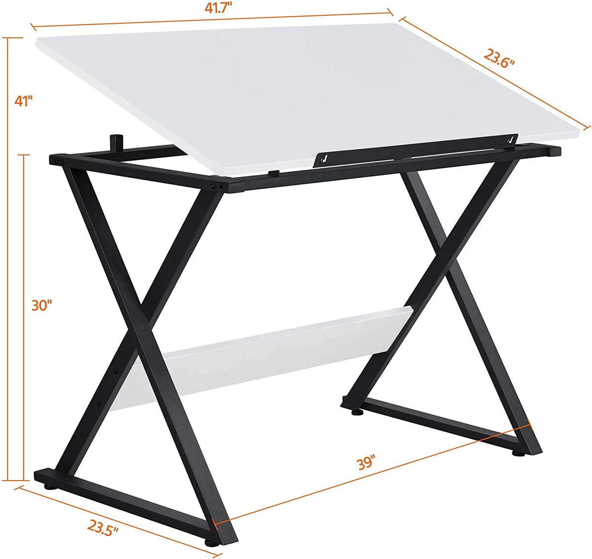 Drafting Table with Tilted Tabletop L96309