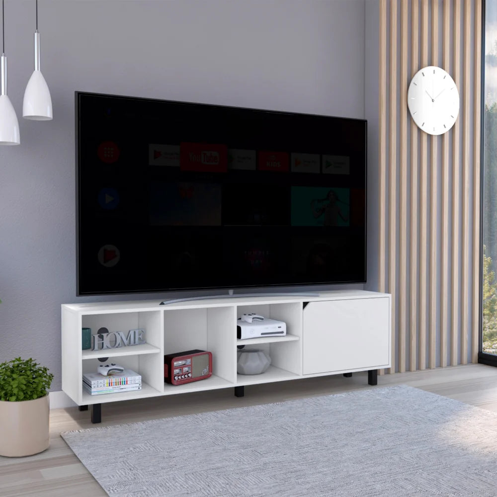70 in. Light Oak TV Stand A289047