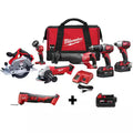 18V Lithium-Ion Cordless 6-Tool Combo Kit with Battery K7463