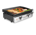 2-Burner 22'' Tabletop Griddle with Stainless Steel Front J136