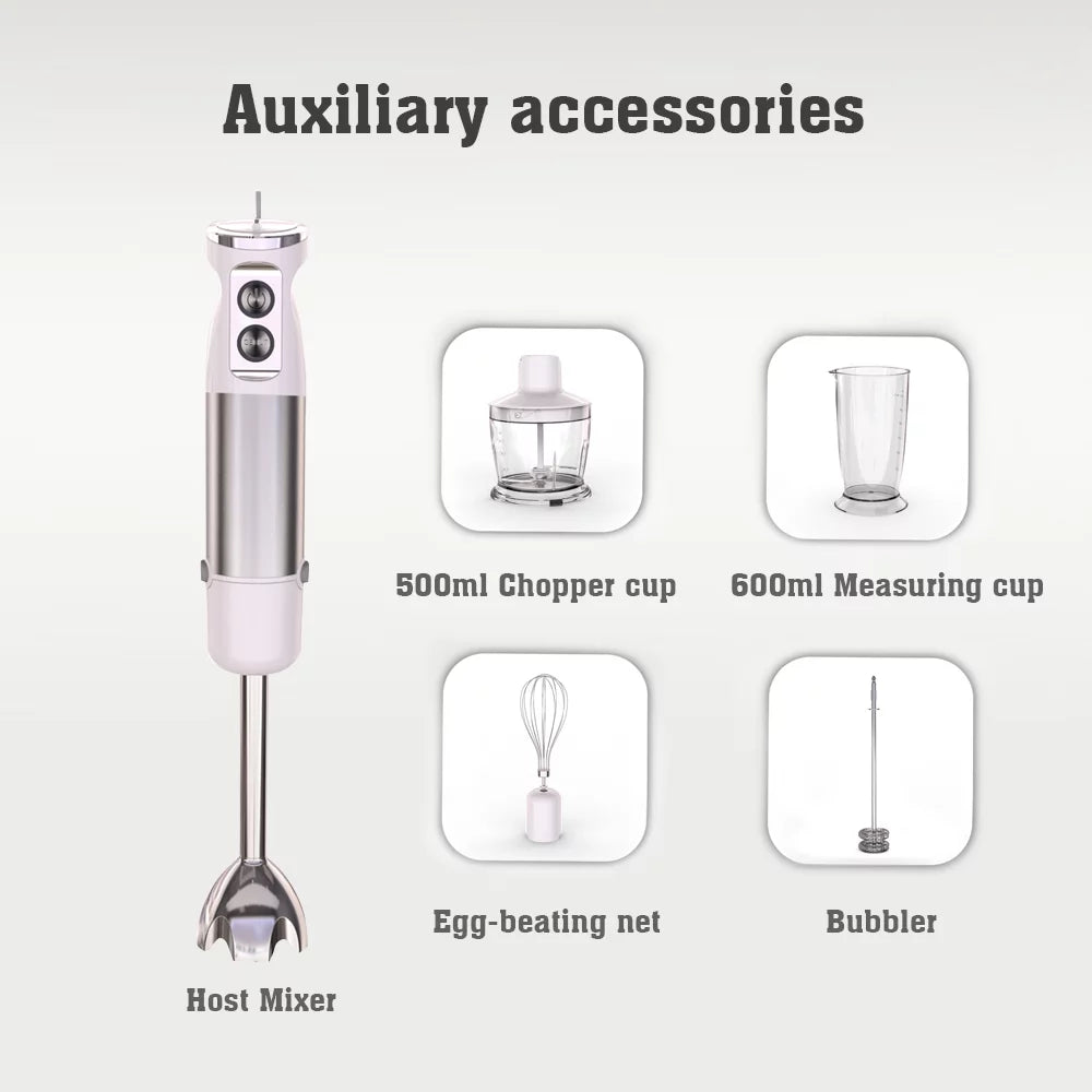 Hand-held Electric Mixer with Meat Grinder N4874
