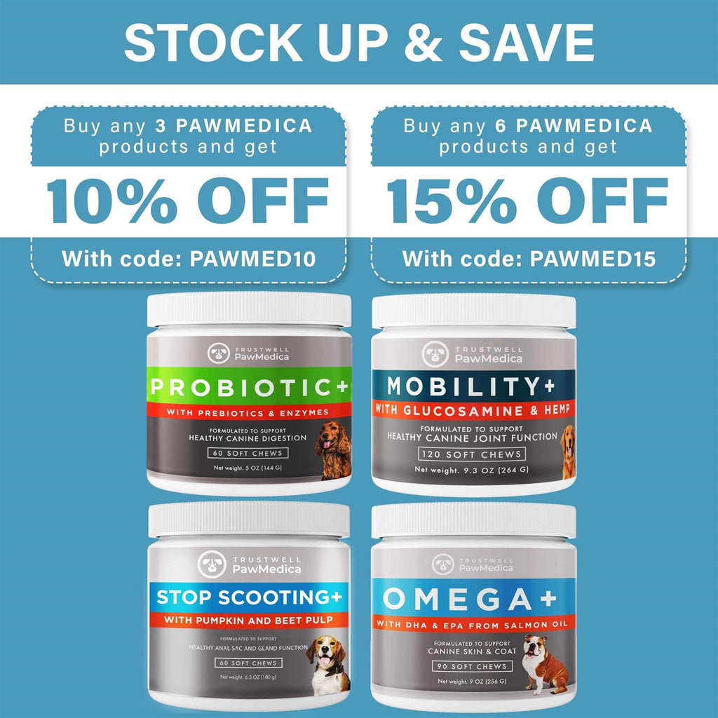 Omega 3 for Dogs, Dog Skin and Coat Supplement with Fish Oil S43295