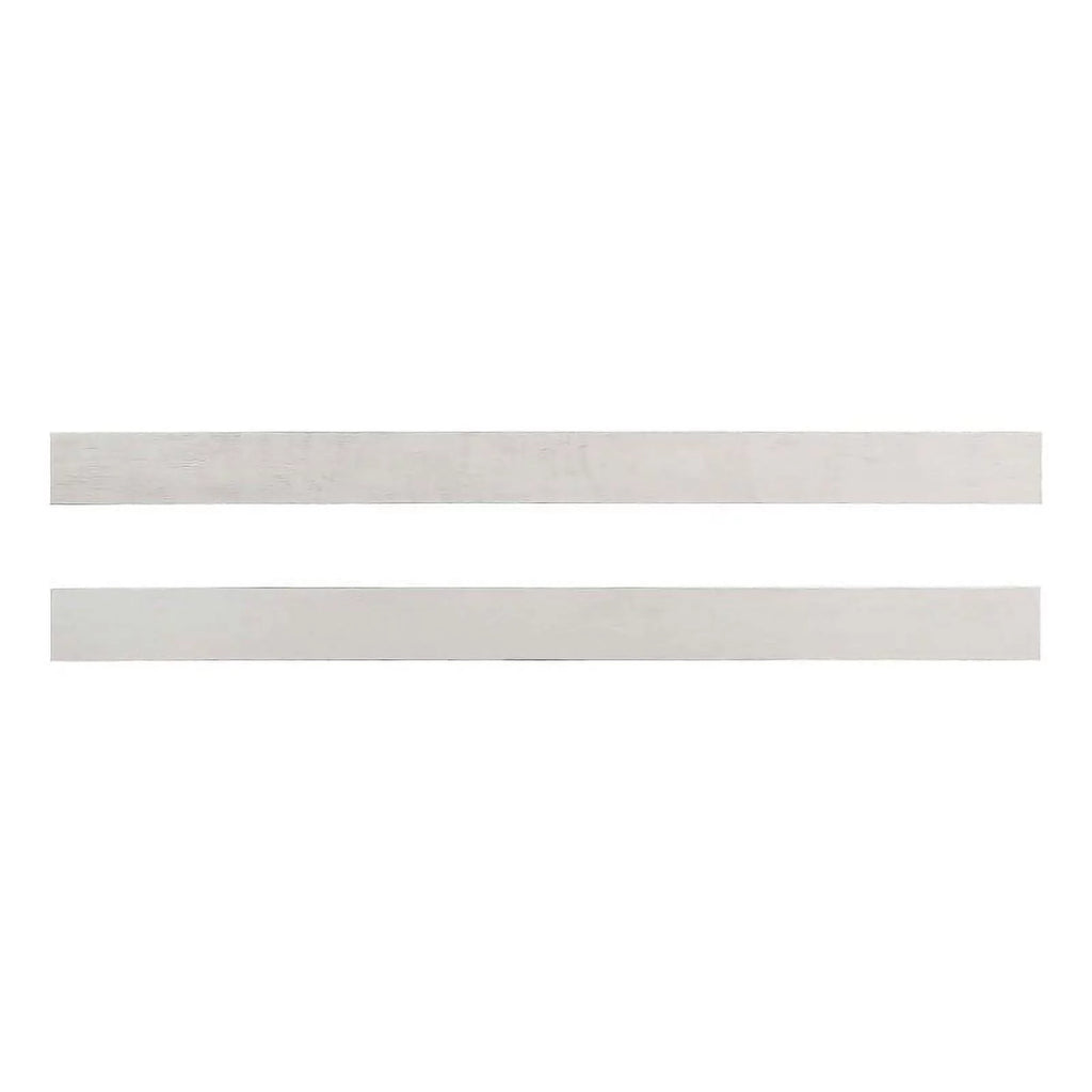Wood Full Size Bed Rails in Brushed White O213873