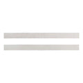 Wood Full Size Bed Rails in Brushed White O213873