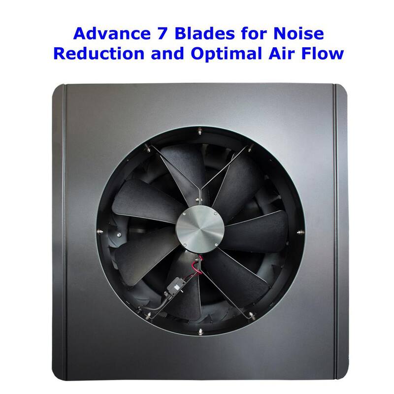 Black 14 in. Solar Attic Exhaust Fan Y9182